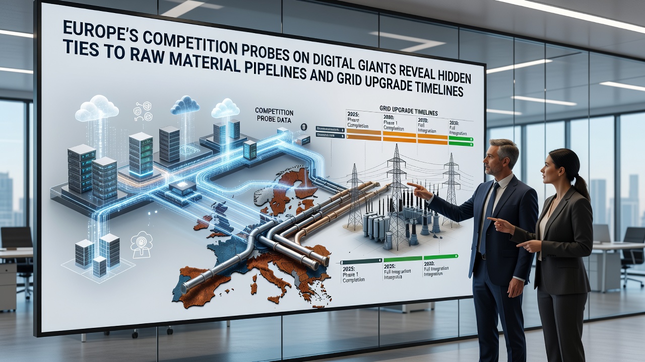 Europe's Competition Probes on Digital Giants Reveal Hidden Ties to Raw Material Pipelines and Grid Upgrade Timelines