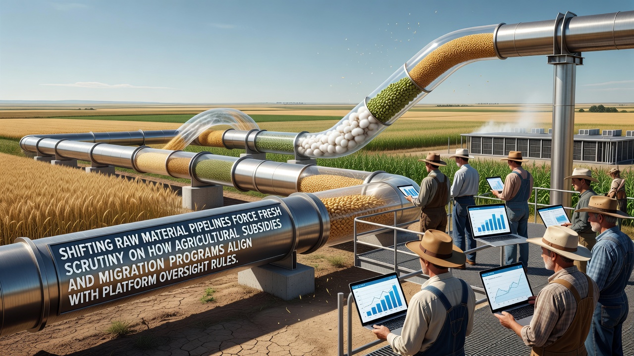 Shifting Raw Material Pipelines Force Fresh Scrutiny on How Agricultural Subsidies and Migration Programs Align With Platform Oversight Rules
